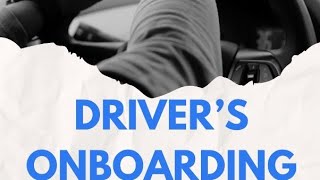 StaffRide Driver's Onboarding