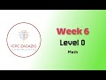 Week 6 - Math - Level 0 - 24 Round 2