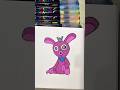 How to draw Loopsy noodle ll poppy playtime #drawing #cartoondrawing #cartoon #acrylicpainting