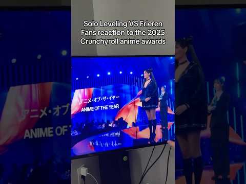 Solo Leveling VS Frieren Fans Reaction To The Crunchyroll Anime Awards