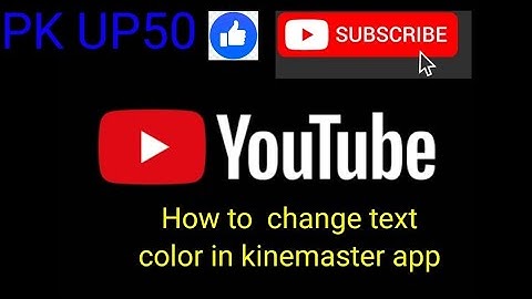 How to change Text color in kinemaster app/ kinemaster app se text color kaise badle.
