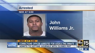 Corrections officer arrested in inmate’s assault