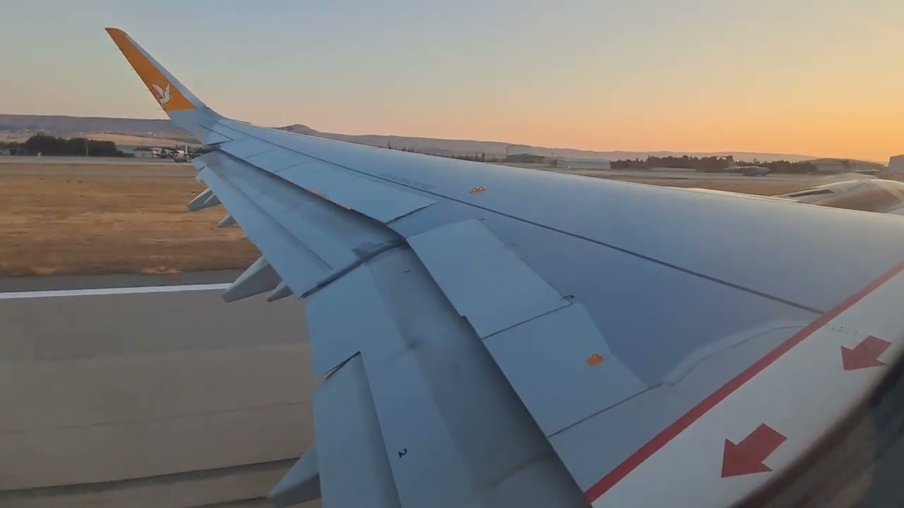 Pegasus airlines kayseri erkilet havalimanı push back, taxi, take off