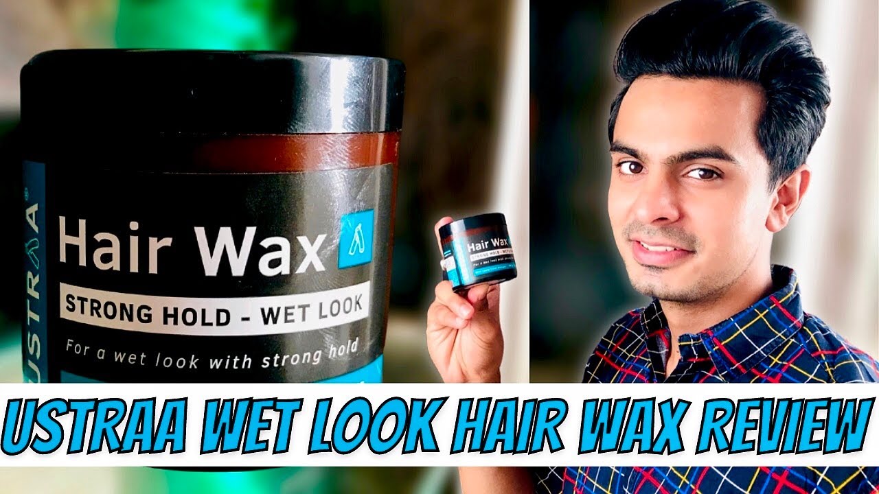 Ustraa Strong Hold Wet Look Hair Wax Honest Review | Worth Buying? - YouTube