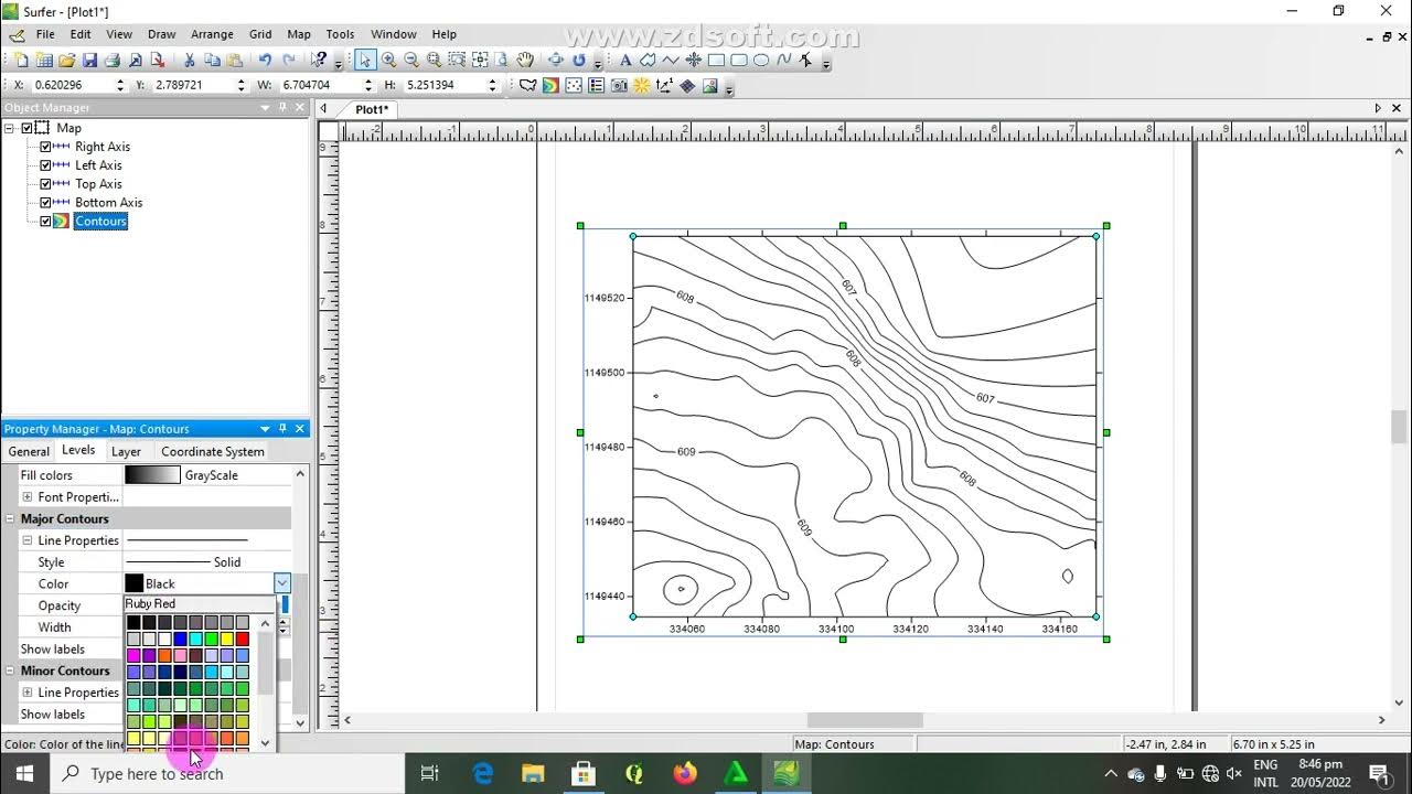 HOW TO PRODUCE A CONTOUR MAP USING SURFER SOFTWARE YouTube