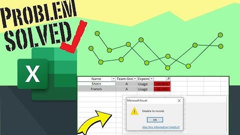Fix Excel Unable to Record Macro Error in Personal Workbook– [100% Working] - | Excel Tech & Tricks