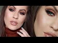 Chat &amp; GRWM | Orange Glitter Smokey Eye