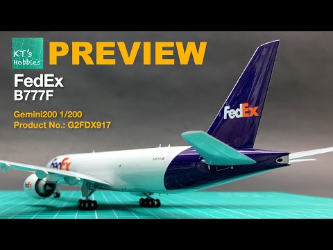 Gemini 200　1/200 フェデックス　FEDEX　B777-200F 1:200 FedEx Boeing 777-200F N888FD Gemini200 G2FDX951 Interactive