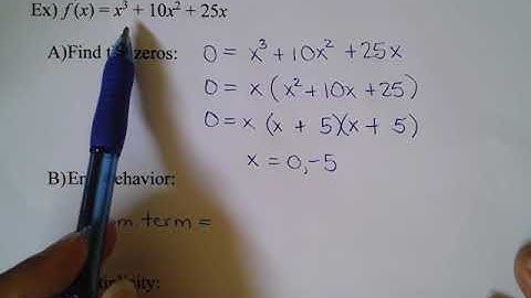 Video27 part2 Polynomial Functions MAC1105 Taylor VCC