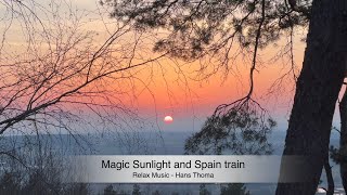 Magic sunlight and spain train