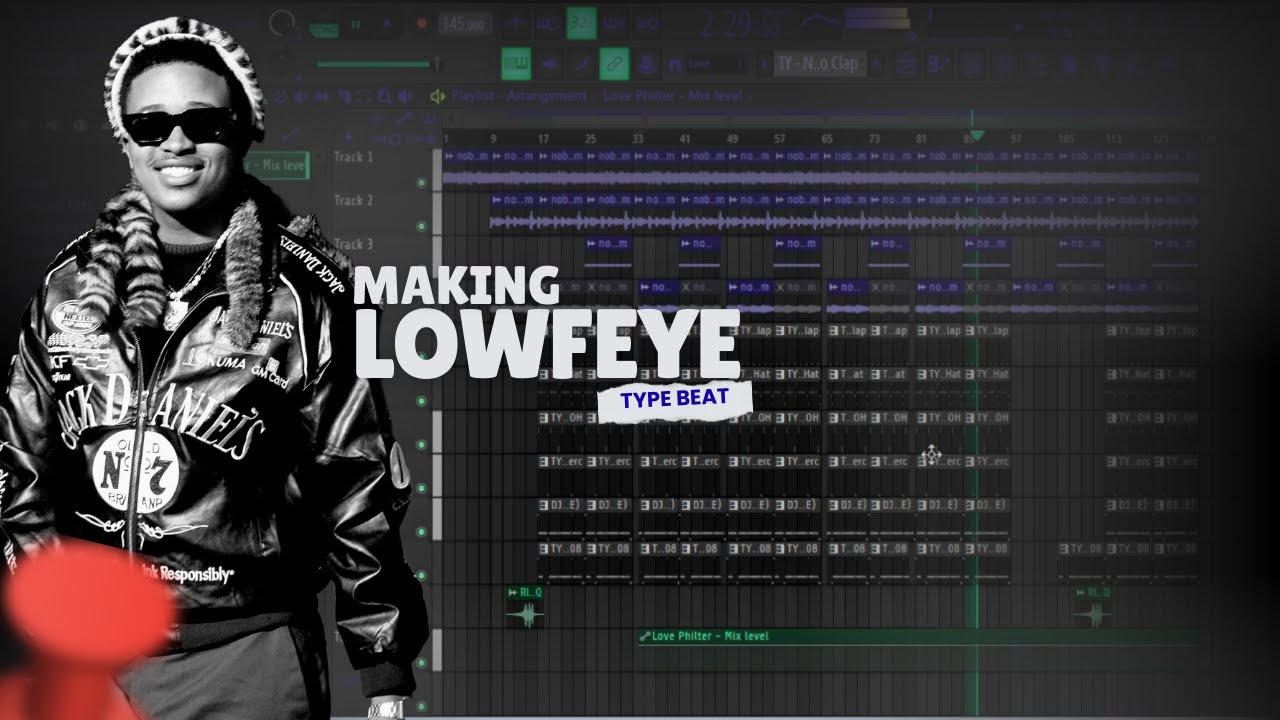Making A Lowfeye Type Beat @lowfeye__ - YouTube