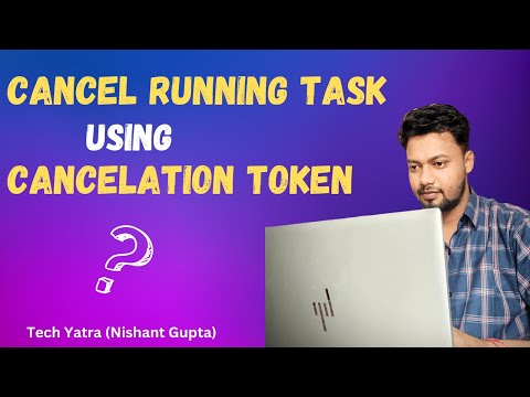 How to Cancel a Running Task in C# using CancellationToken | C# Async Programming Tutorial #csharp