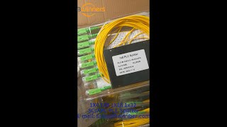 1X8 1X6 1x32 Mini Type PLC Splitter for shipment #bwnfiber #plcsplitter, #opticalcablesplitter