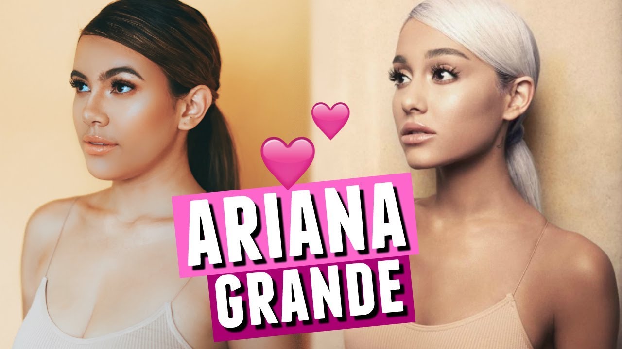 I copied Ariana Grande's 'Sweetener' album cover. - YouTube