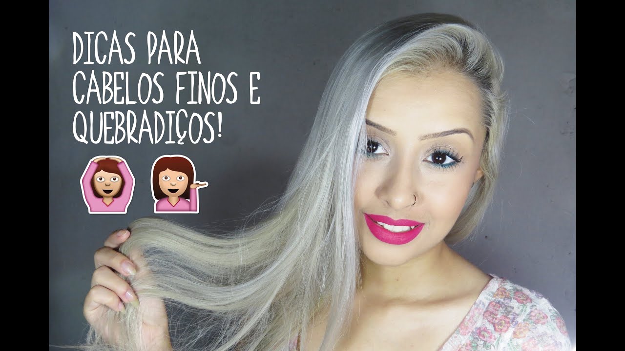 Dicas para Cabelos Finos e Quebradiços - Carla M. - YouTube