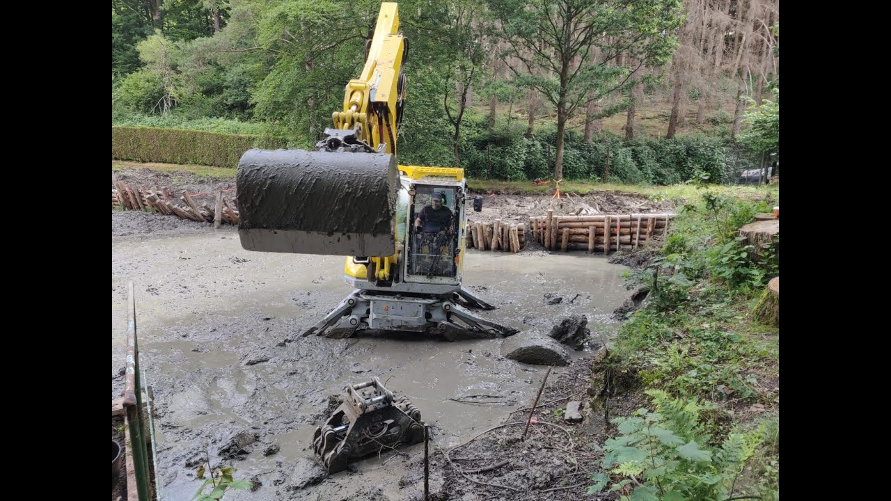 Menzi Muck extrem - Schreitbagger im Einsatz