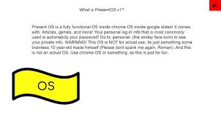 PresentOS v1 (An OS inside Google slides) screenshot 4