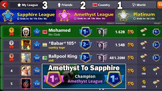8 ball pool Change Color of Star 🌟 1B For Amethyst ​To Sapphire ✅ 1st League screenshot 4