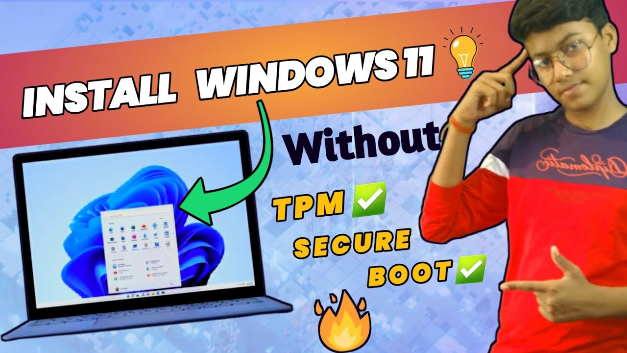 How To Install WINDOWS 11 Without TPM And Secure Boot ?🔥🔥 Bypass TPM