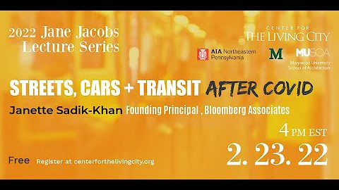 JANE JACOBS LECTURE, JANETTE SADIK-KHAN