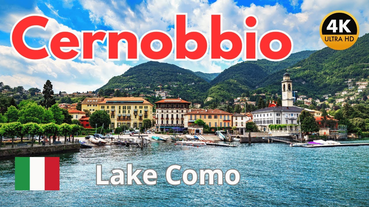 Cernobbio, Lake Como 🇮🇹 4K Walking Tour - October 2024