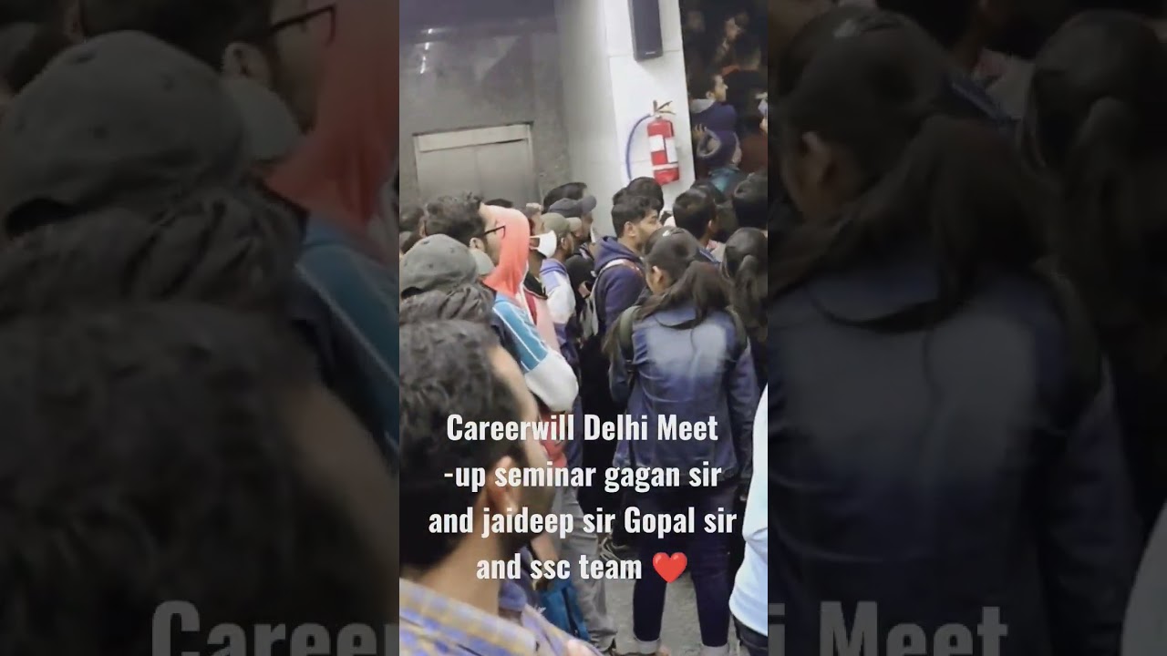 careerwill Delhi Meet up seminar 