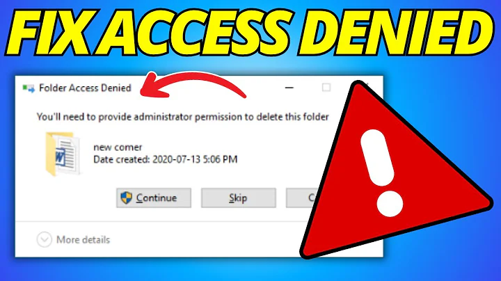 Fix Destination Folder Access Denied (Updated 2025)