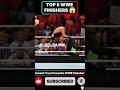 TOP 5 WWE Finishers 😱🔥 | Most Devastating Moves #Shorts