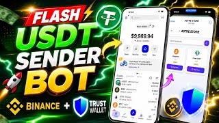 How to flash trust wallet | flash USDT sender bot | fully transferable wallet to wallet