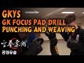 Gongkwon yusul usa  gk focus pad drill  punching and weaving