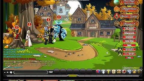 Lets play Adventure Quest Worlds Episode 1 :sound problem