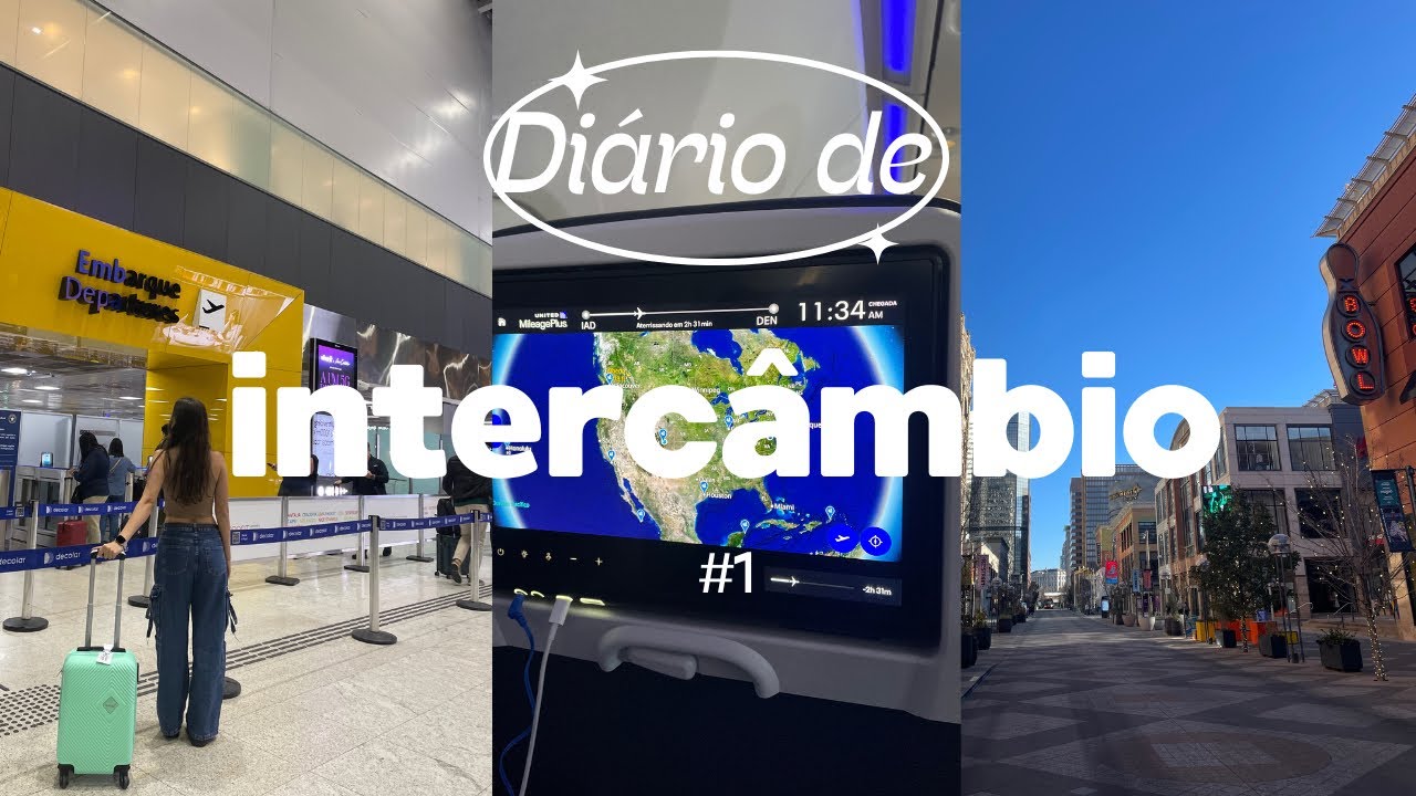 Diário de intercâmbio - Work And Travel #01 - Embarque + Imigração +  Chegada em Denver