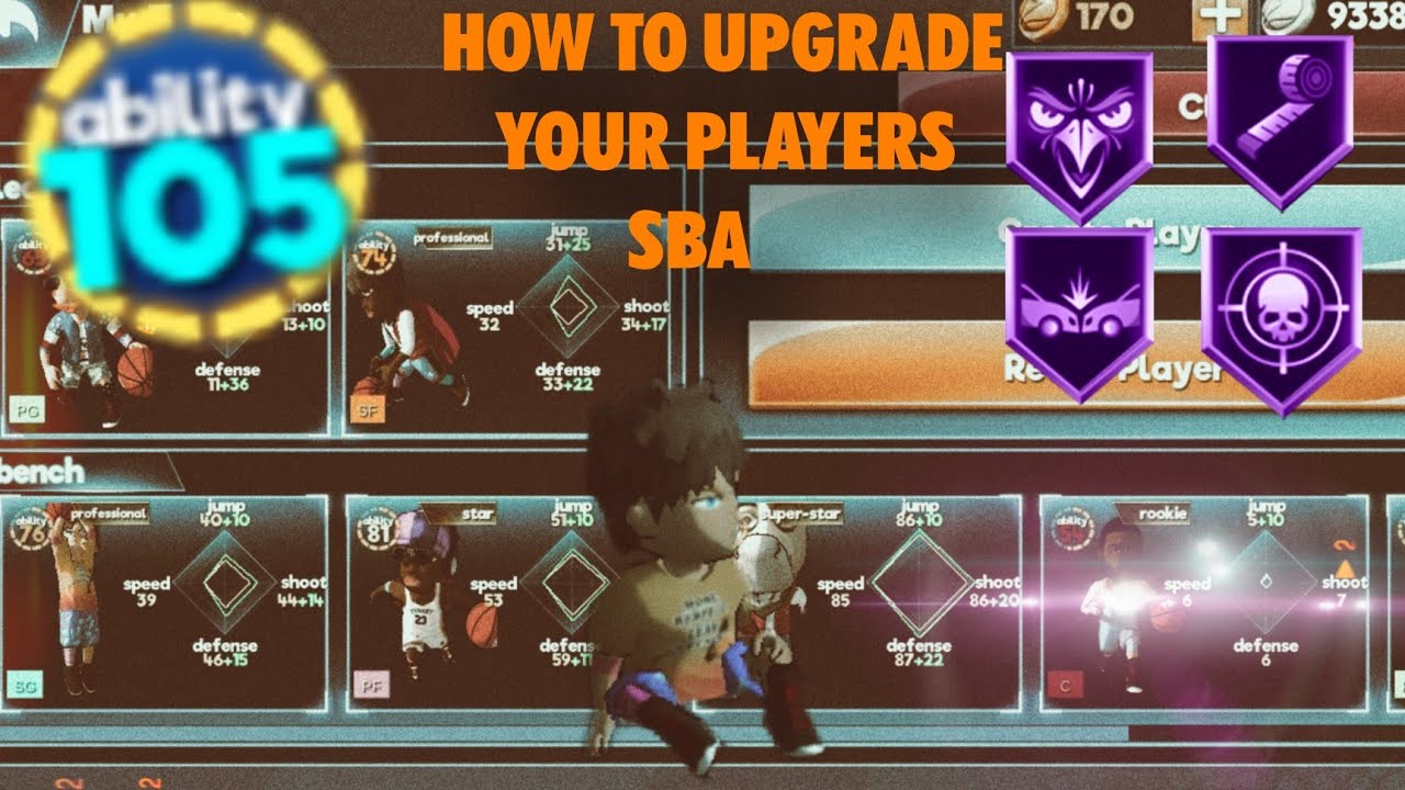 SBA BASKETBALL HOW TO GET YOUR PLAYERS OVERALL UP STREET BASKETBALL ...