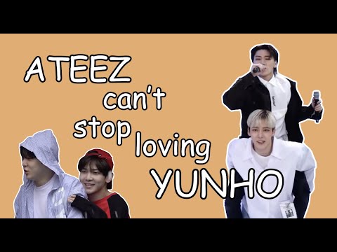 ATEEZ can't stop loving Yunho and it shows