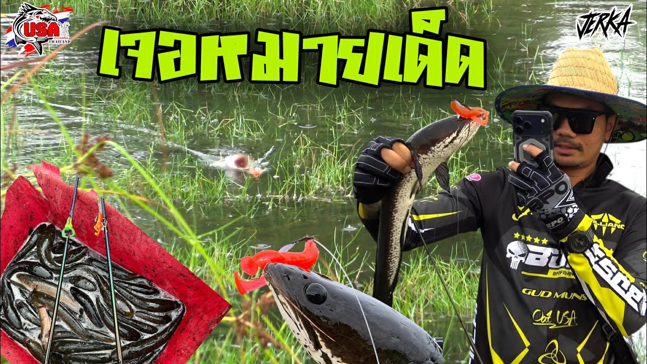 ตกปลช่อนด้วยเจอก้า เจอหมายเด็ดแบบนี้ เดือด