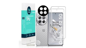 Oneplus 12 5G Protector With plastic positioner & In-Display Fingerprint Support From Ibywind