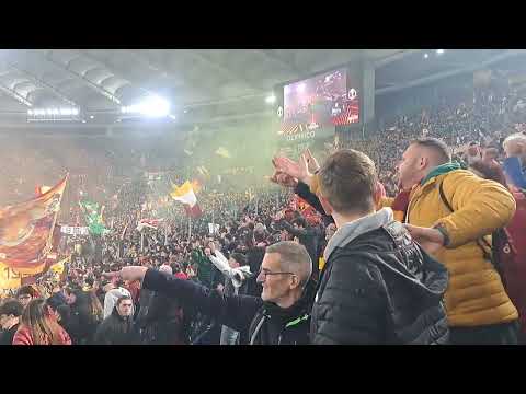 Roma - Feyenoord esultanza all' ultimo rigore e grazie Roma