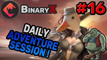 [BinaryX 🦏] Better late than never| BinaryX Adventure Session | PlayToEarn | CyberDragon🐉NFT🐒 #16