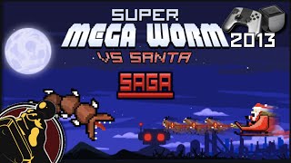 Super Mega Worm Vs Santa Saga (OUYA, 2013) | Weihnachten bei den Raketenwürmern | Angespielt! #327 screenshot 2