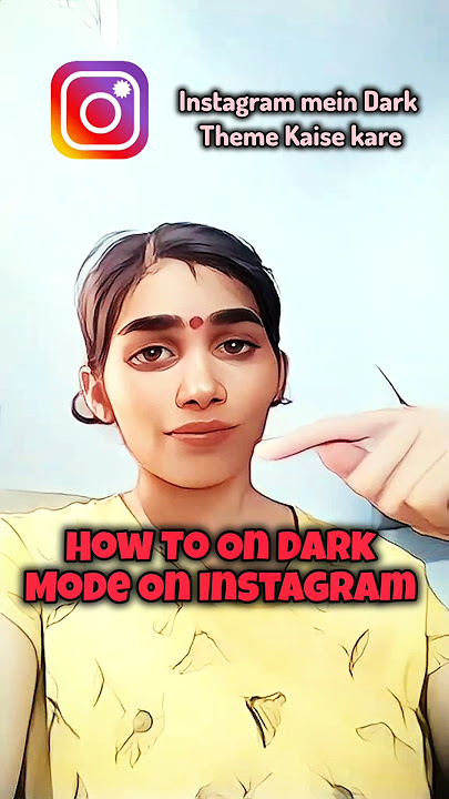 How To Turn On Dark Mode On Instagram 😊 Instagram Dark Theme 😊 #tech #shorts #viral