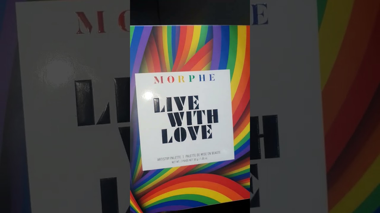 Morphe live with love!!!!!❤️‍🔥  pride collection Rainbow🌈Eyeshado