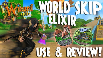 Using & Reviewing World Skip Elixirs in W101!