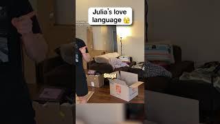 Julia's love language🫢