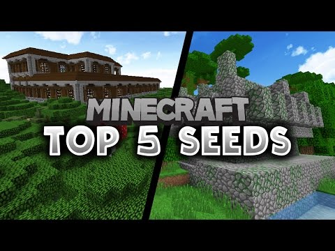 TOP 5 MINECRAFT SEEDS! - Minecraft 1.11.2 - Mansion and Village Seeds!