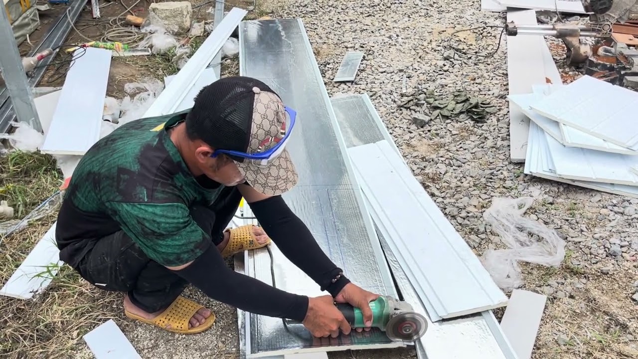 Lên Khung Nhà Lắp Ghép Tại Long Thành . Lê Gia_ Nhà Lắp Ghep #nhadep #nhàlắpghép #nhadidong