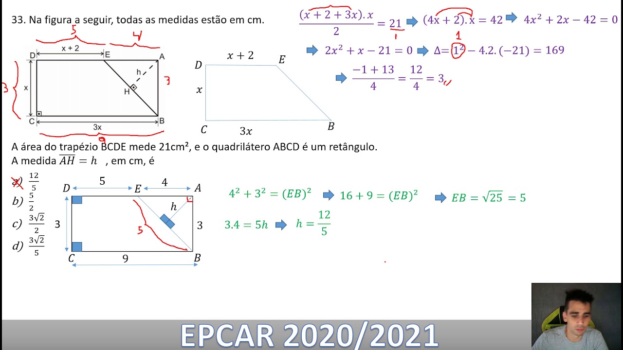 EPCAR 2020 questão 32 - Estuda.com ENEM