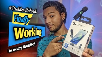 K8 Wireless Mic Now Working in all Smartphones/Mobiles ⚡ | K8 Not working problem Solved!
