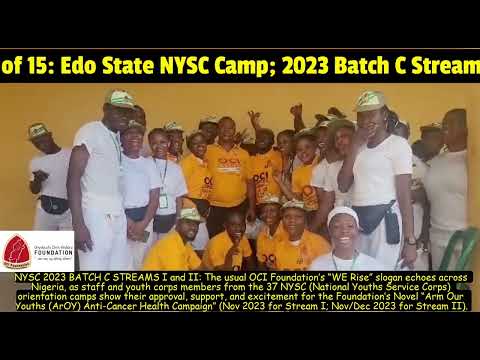 Chant 5: OCI Foundation’s WE RISE Slogan echoes in Nigeria's NYSC Camps: 2023 Batch C Streams I & II