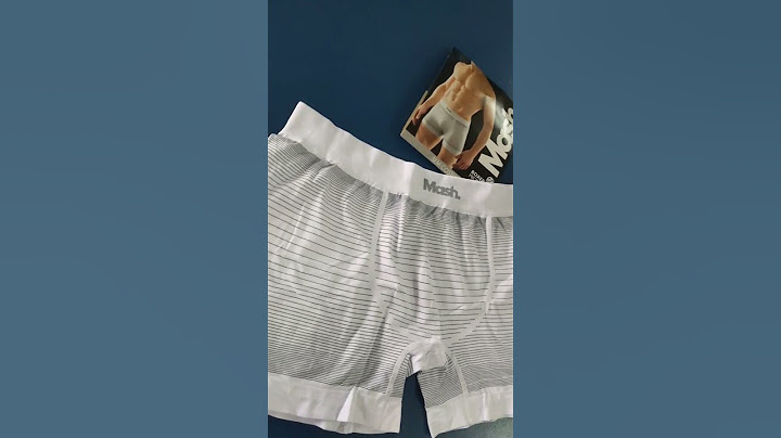 Cueca Boxer Sem Costura Mash Poliamida Branca Listrada #shorts