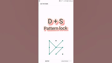 DS pattern lock #ytshorts #viralshort